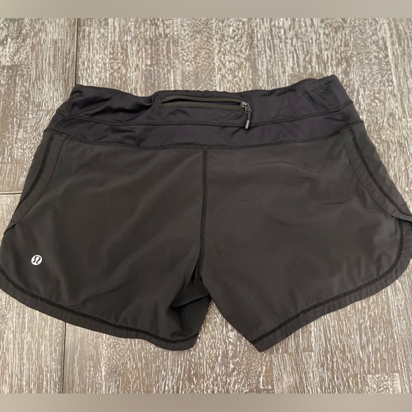 lululemon athletica Pants - Lululemon Wet Dry Warm Run Shorts Size 8. Black